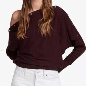 AllSaints Elle Sweater Maroon - Size XS